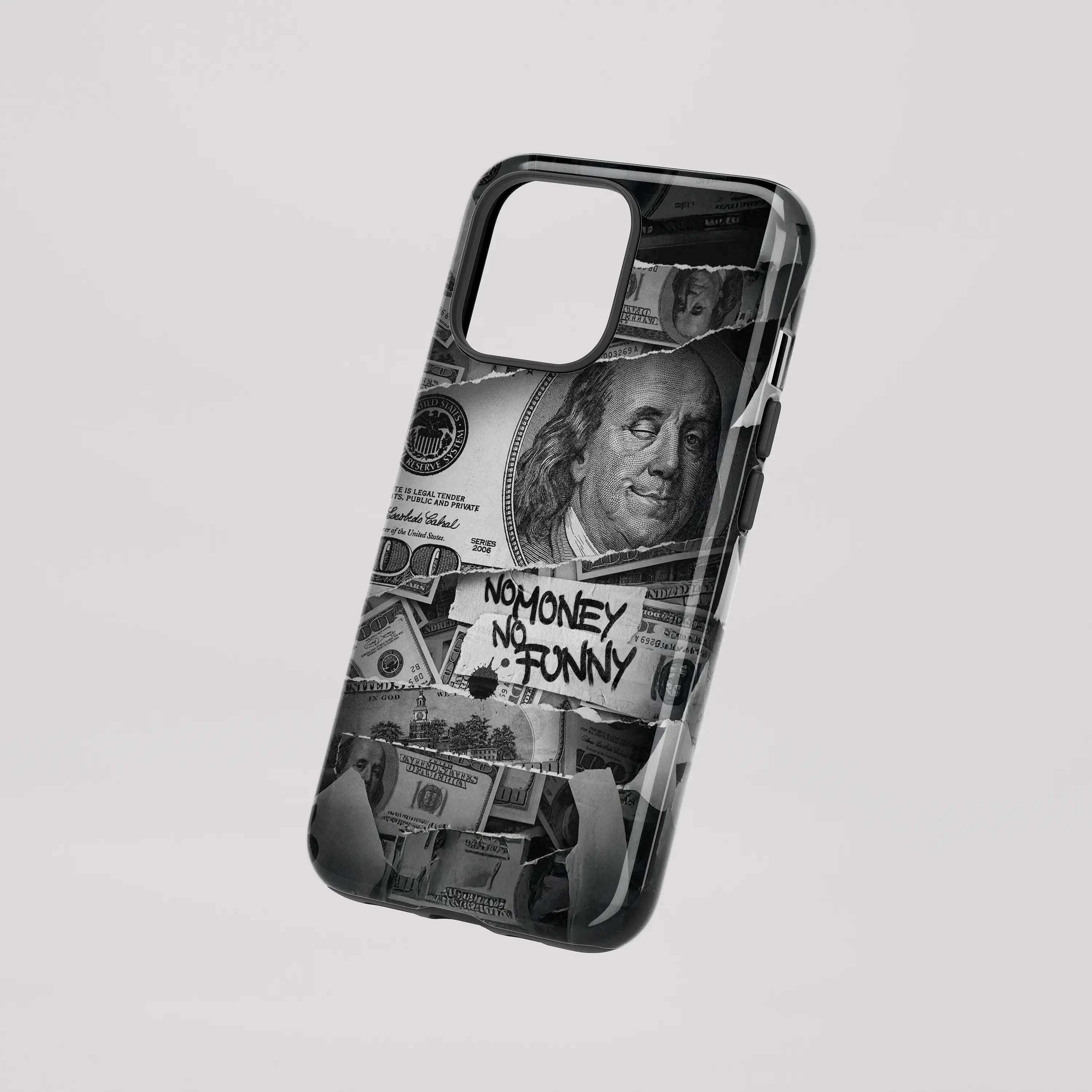 No Money No Funny - iPhone Tough Case - Fast shipping - Made in Europe