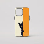 The Curious Cat - iPhone Tough Case - Fast shipping - Made in Europe
